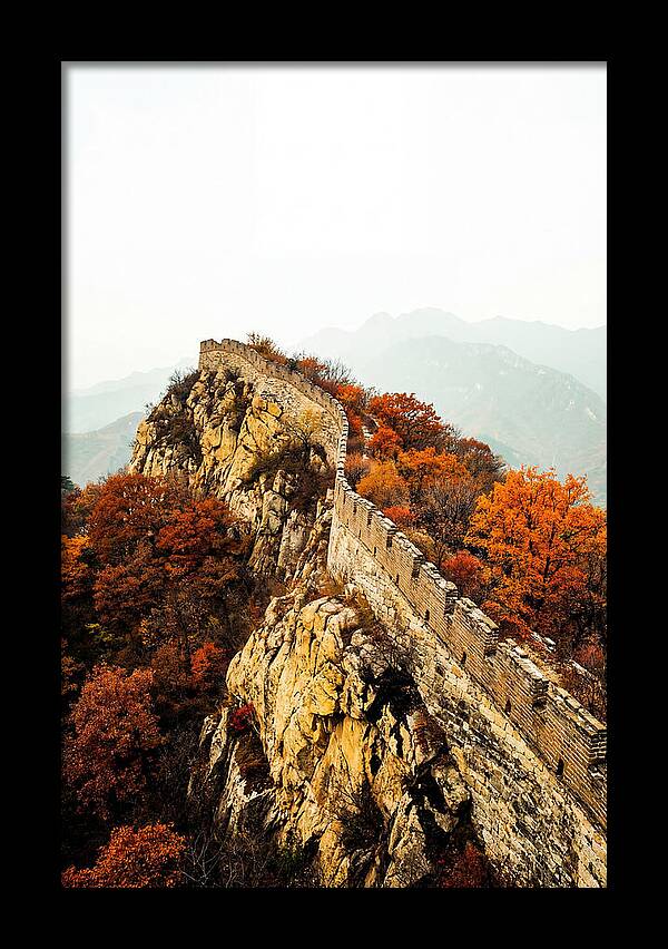 Autumn Majesty Of The Great Wall