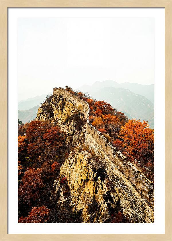 Autumn Majesty Of The Great Wall