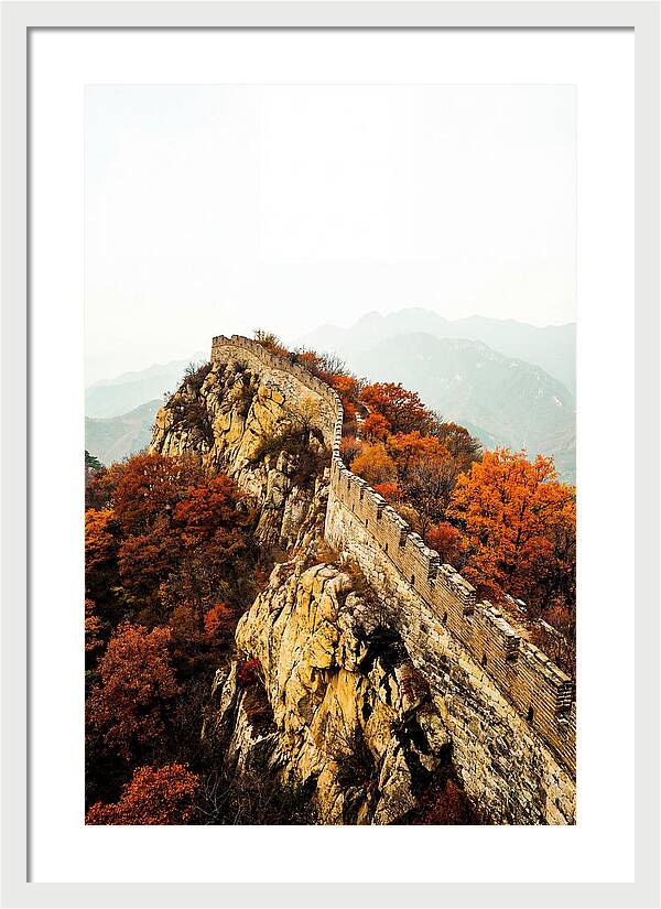 Autumn Majesty Of The Great Wall