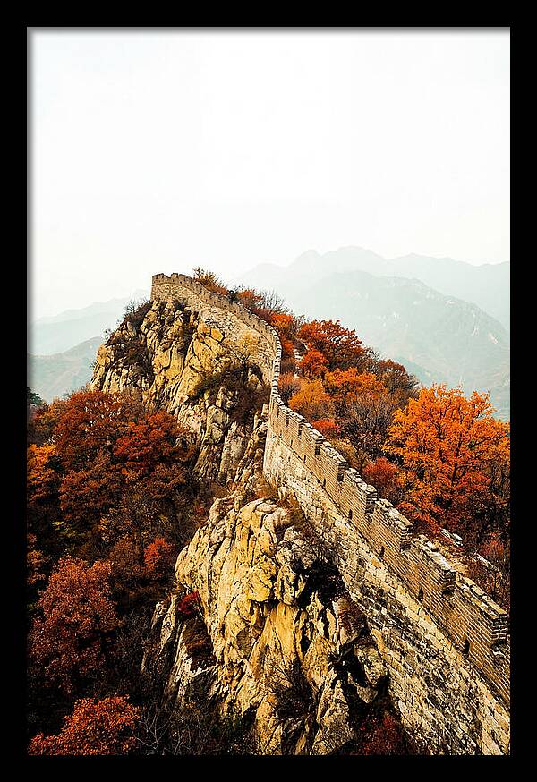 Autumn Majesty Of The Great Wall