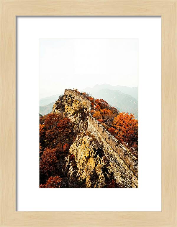 Autumn Majesty Of The Great Wall