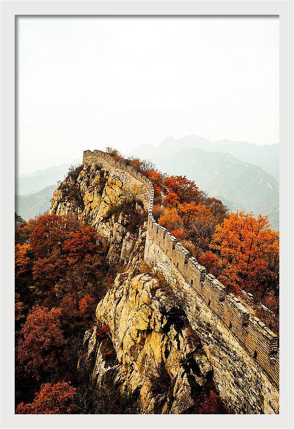 Autumn Majesty Of The Great Wall