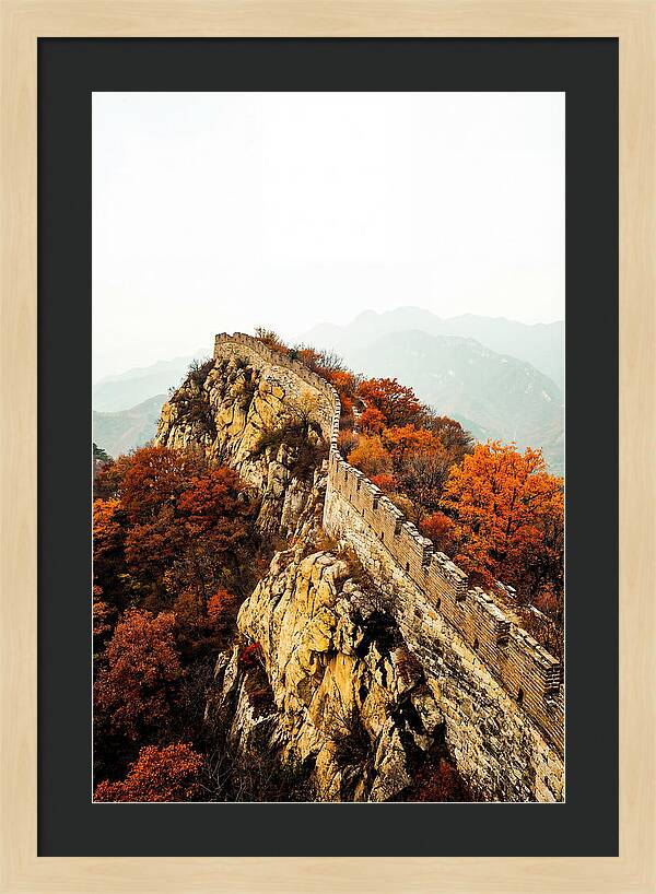 Autumn Majesty Of The Great Wall