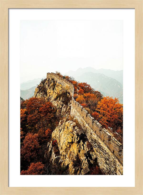 Autumn Majesty Of The Great Wall