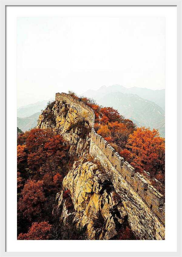 Autumn Majesty Of The Great Wall