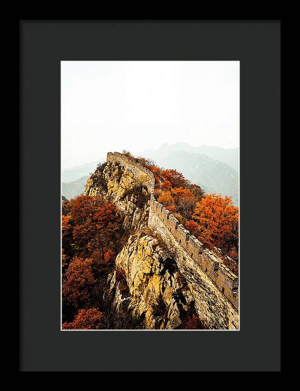 Autumn Majesty Of The Great Wall