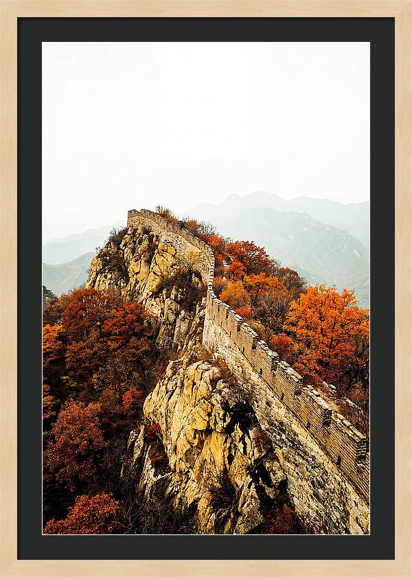 Autumn Majesty Of The Great Wall