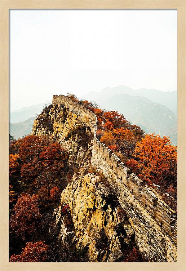 Autumn Majesty Of The Great Wall