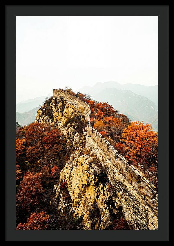 Autumn Majesty Of The Great Wall