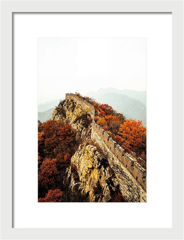 Autumn Majesty Of The Great Wall