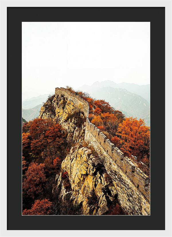 Autumn Majesty Of The Great Wall