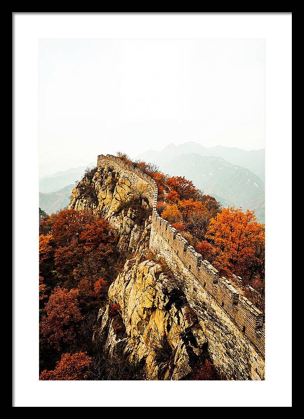 Autumn Majesty Of The Great Wall