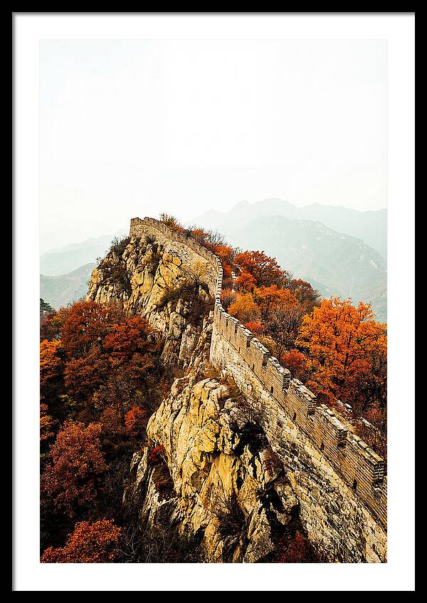 Autumn Majesty Of The Great Wall