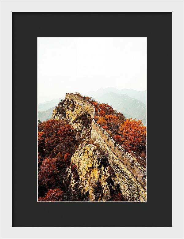 Autumn Majesty Of The Great Wall