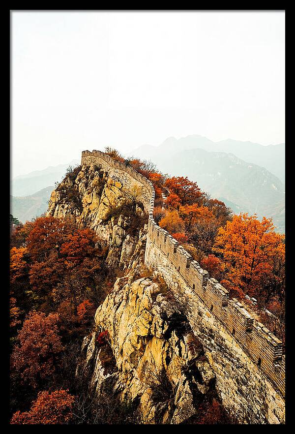 Autumn Majesty Of The Great Wall