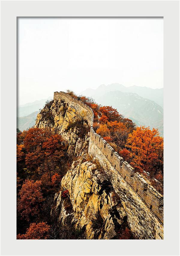 Autumn Majesty Of The Great Wall