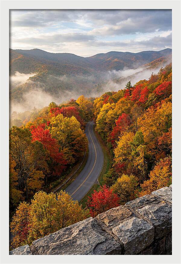 Autumn Serenity Along The Parkway