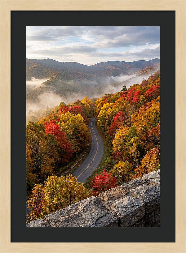 Autumn Serenity Along The Parkway