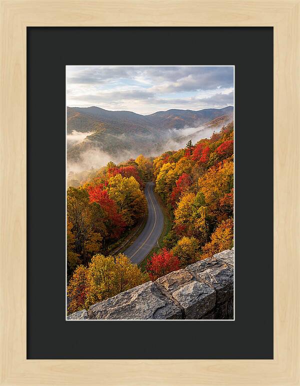 Autumn Serenity Along The Parkway