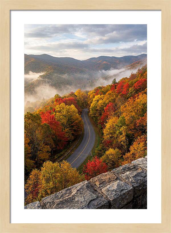 Autumn Serenity Along The Parkway