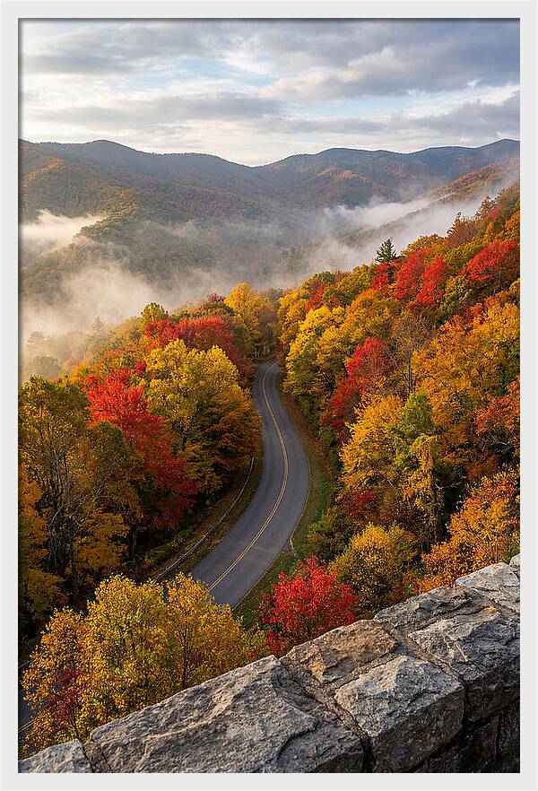 Autumn Serenity Along The Parkway