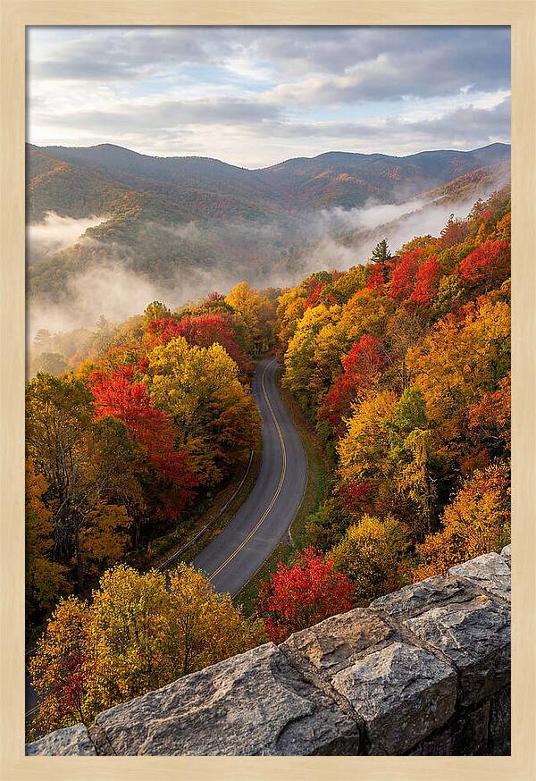 Autumn Serenity Along The Parkway