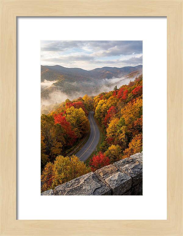 Autumn Serenity Along The Parkway