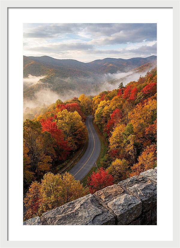 Autumn Serenity Along The Parkway