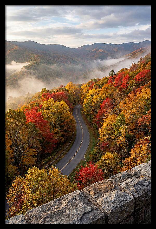 Autumn Serenity Along The Parkway