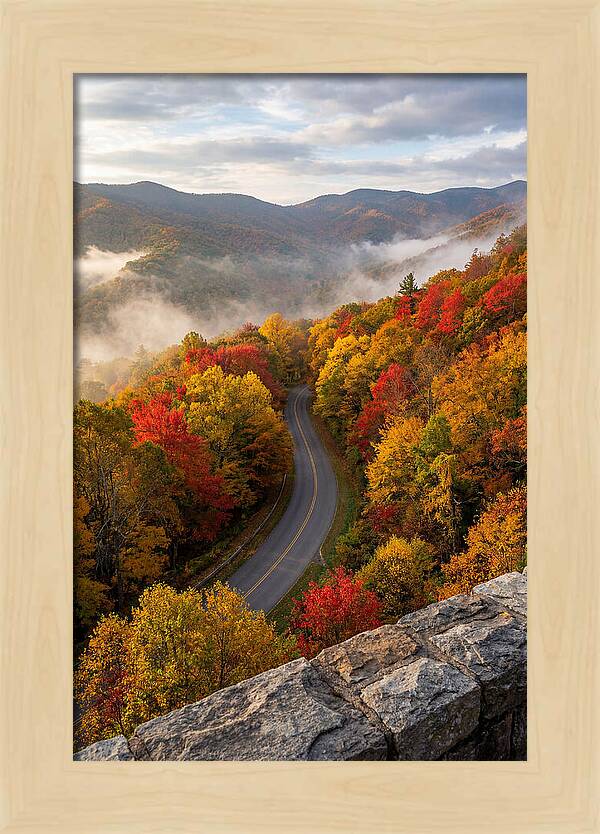 Autumn Serenity Along The Parkway