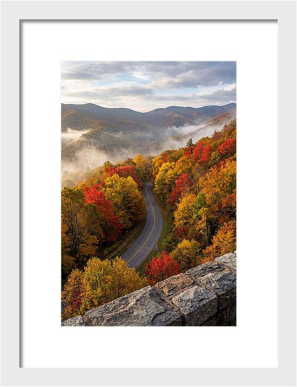 Autumn Serenity Along The Parkway