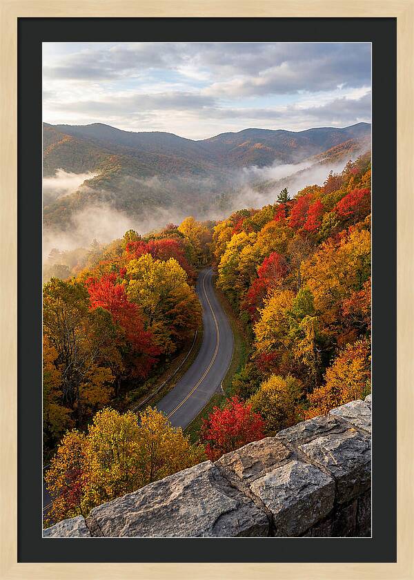 Autumn Serenity Along The Parkway