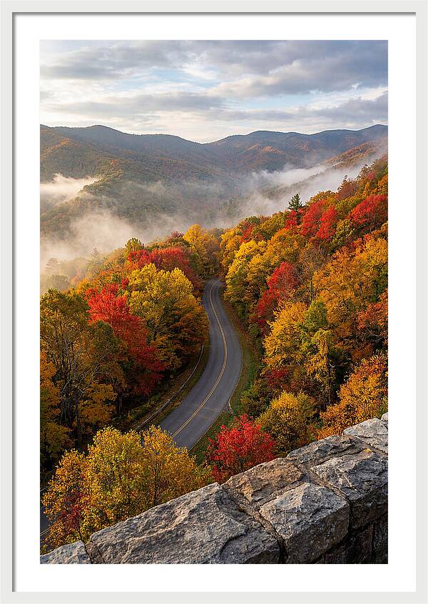Autumn Serenity Along The Parkway