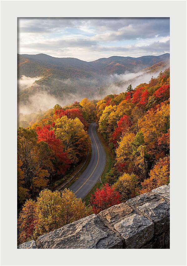 Autumn Serenity Along The Parkway