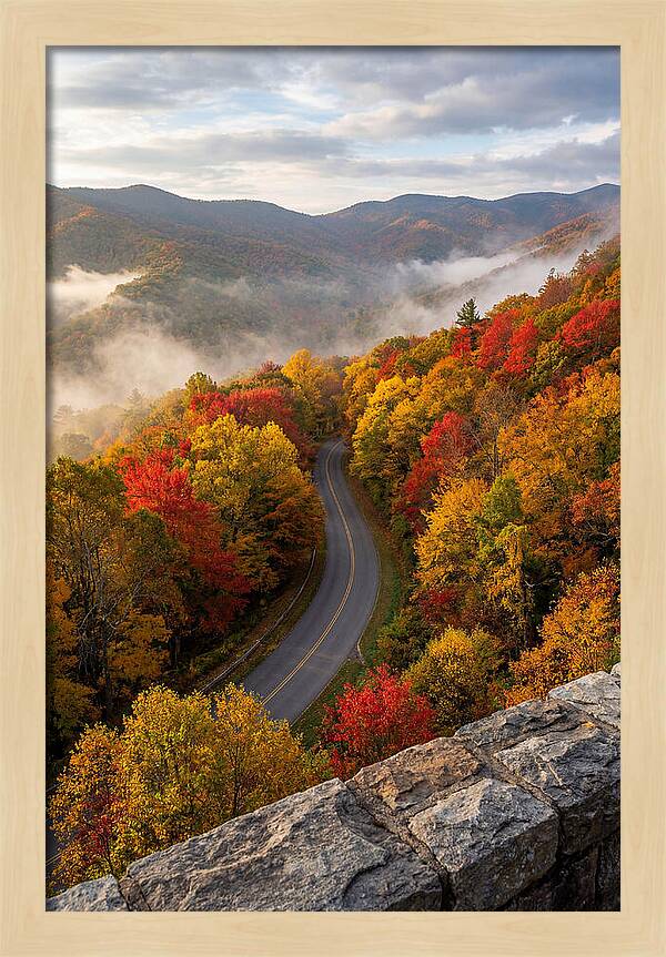 Autumn Serenity Along The Parkway