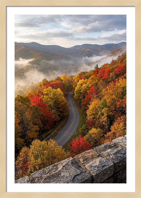 Autumn Serenity Along The Parkway