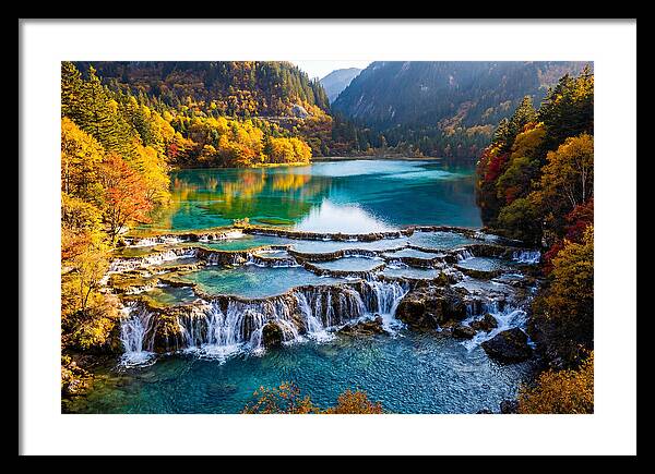 Autumn Serenity At Five Flower Lake