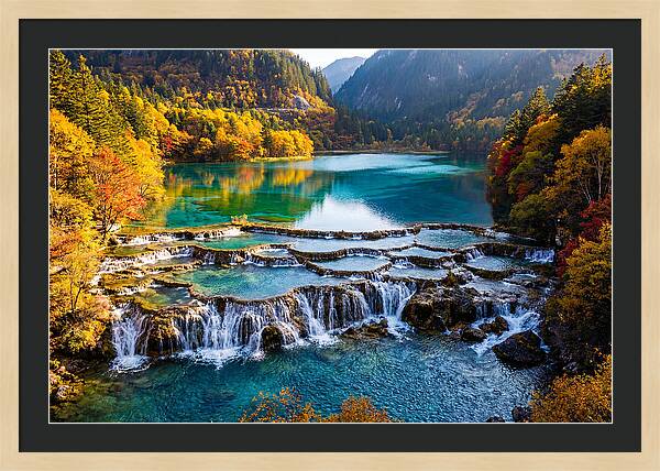 Autumn Serenity At Five Flower Lake