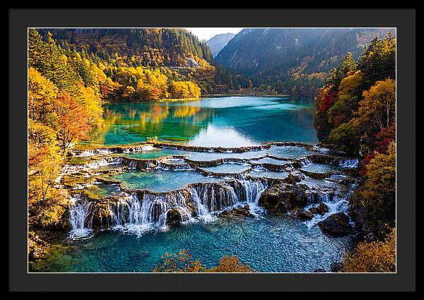Autumn Serenity At Five Flower Lake