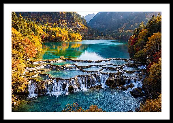 Autumn Serenity At Five Flower Lake