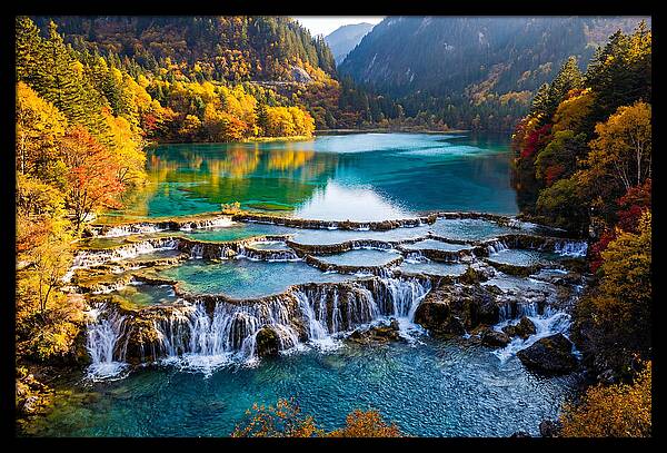 Autumn Serenity At Five Flower Lake