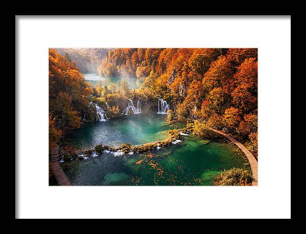 Autumn Serenity At Plitvice Lakes