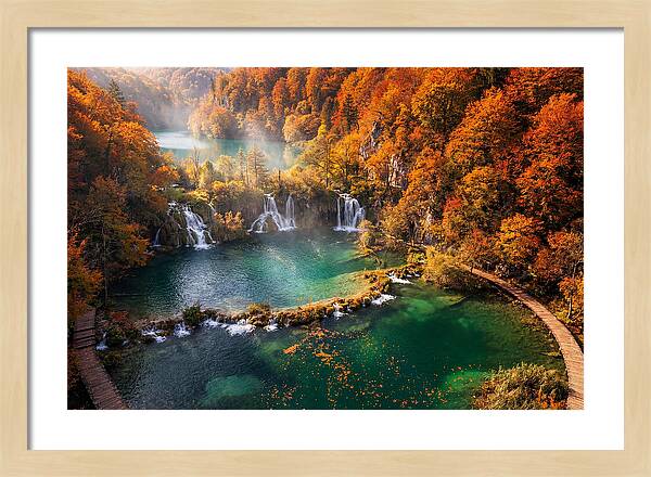 Autumn Serenity At Plitvice Lakes