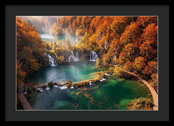 Autumn Serenity At Plitvice Lakes