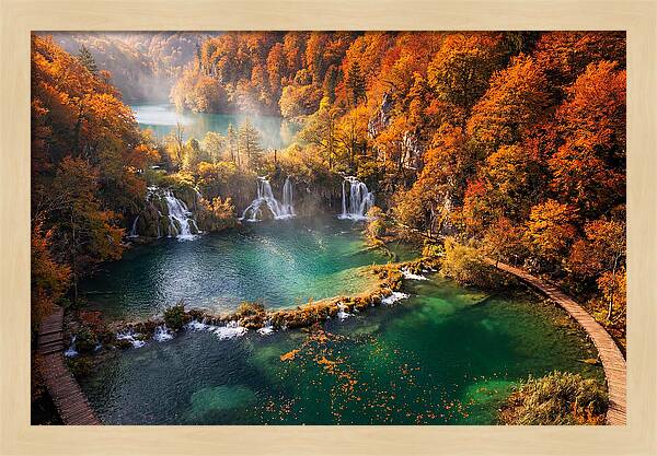 Autumn Serenity At Plitvice Lakes
