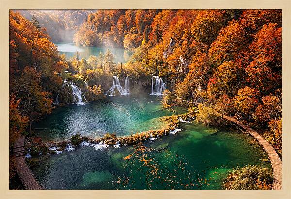 Autumn Serenity At Plitvice Lakes