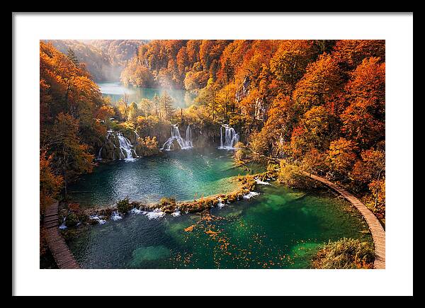 Autumn Serenity At Plitvice Lakes
