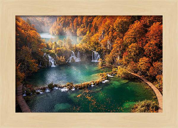 Autumn Serenity At Plitvice Lakes