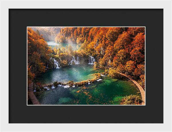 Autumn Serenity At Plitvice Lakes