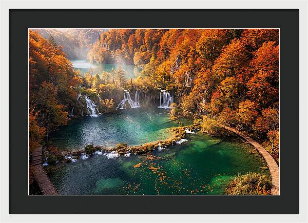 Autumn Serenity At Plitvice Lakes